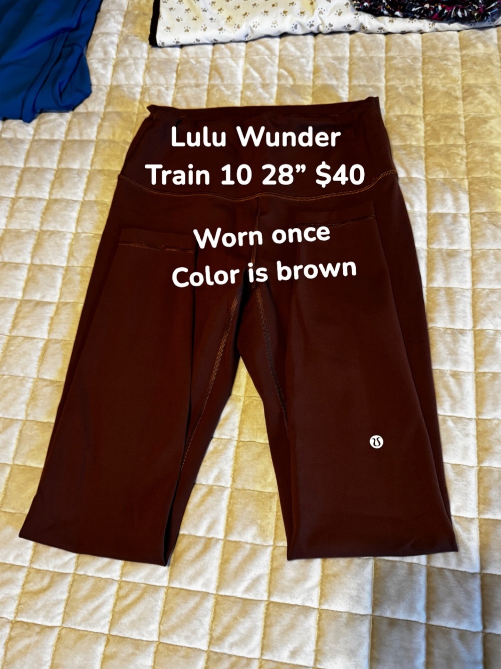lululemon athletica Brown Wunder Train 28”